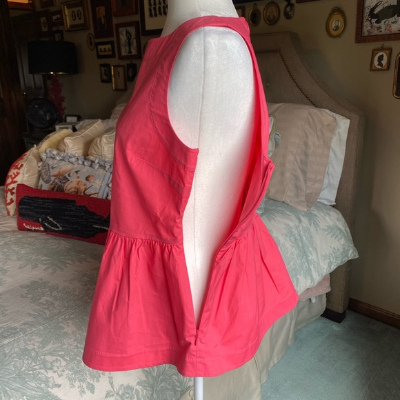 NWT Kate Spade Button Back Peplum Top - Picture 4 of 12